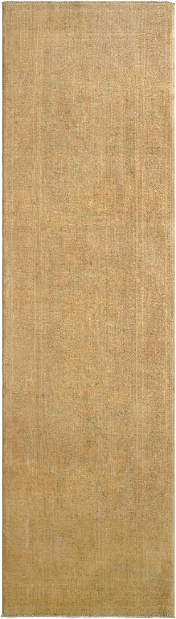 2' 7 x 9' 7 Hand Knotted Oushak Wool Runner Rug