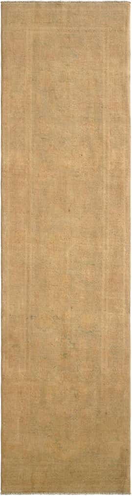 2' 7 x 9' 7 Hand Knotted Oushak Wool Runner Rug
