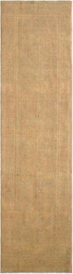 Detail image of 2' 7 x 9' 7 Hand Knotted Oushak Wool Runner Rug