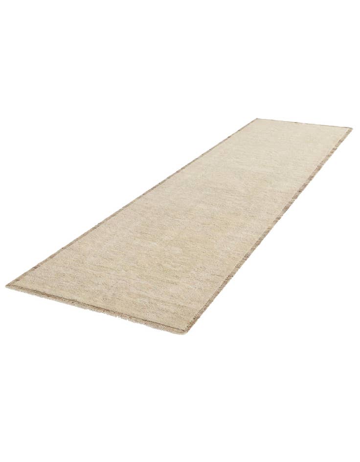 Detail image of 2' 7 x 10' 1  Hand Knotted Oushak Wool Runner Rug