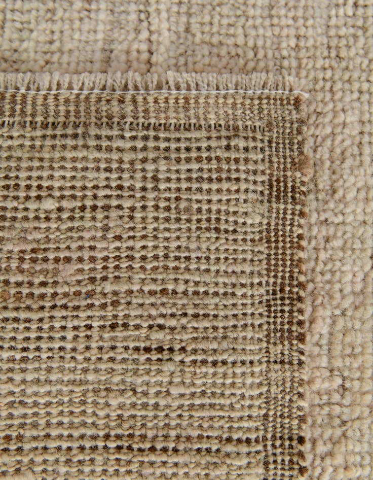 Detail image of 2' 7 x 10' 1 Hand Knotted Oushak Wool Runner Rug