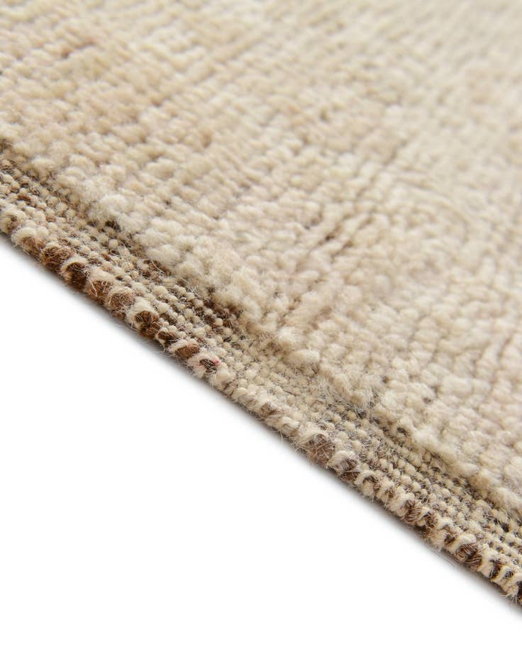 Detail image of 2' 7 x 10' 1  Hand Knotted Oushak Wool Runner Rug