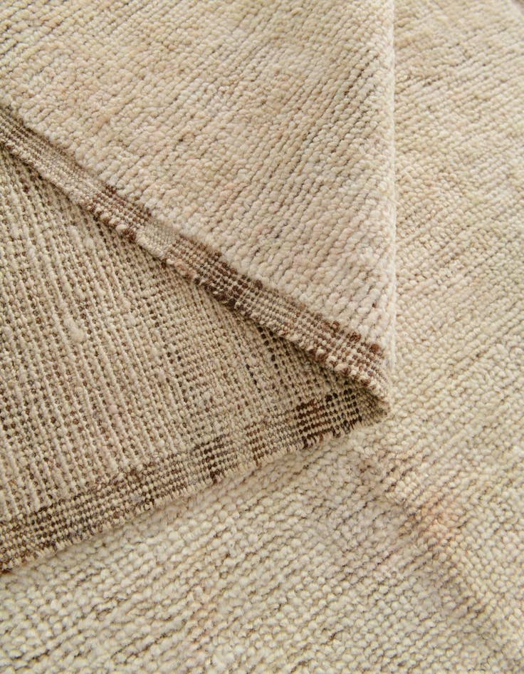 Detail image of 2' 7 x 10' 1  Hand Knotted Oushak Wool Runner Rug