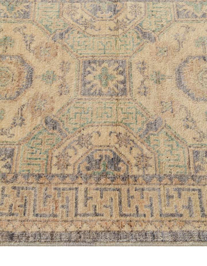 2' 11 x 12' 10 Hand Knotted Oushak Wool Runner Rug
