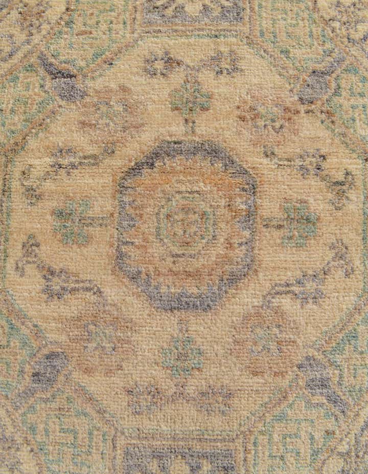 2' 11 x 12' 10 Hand Knotted Oushak Wool Runner Rug