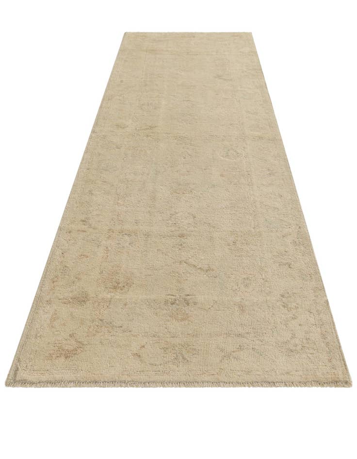 Detail image of 2' 11 x 9' 8  Hand Knotted Oushak Wool Runner Rug