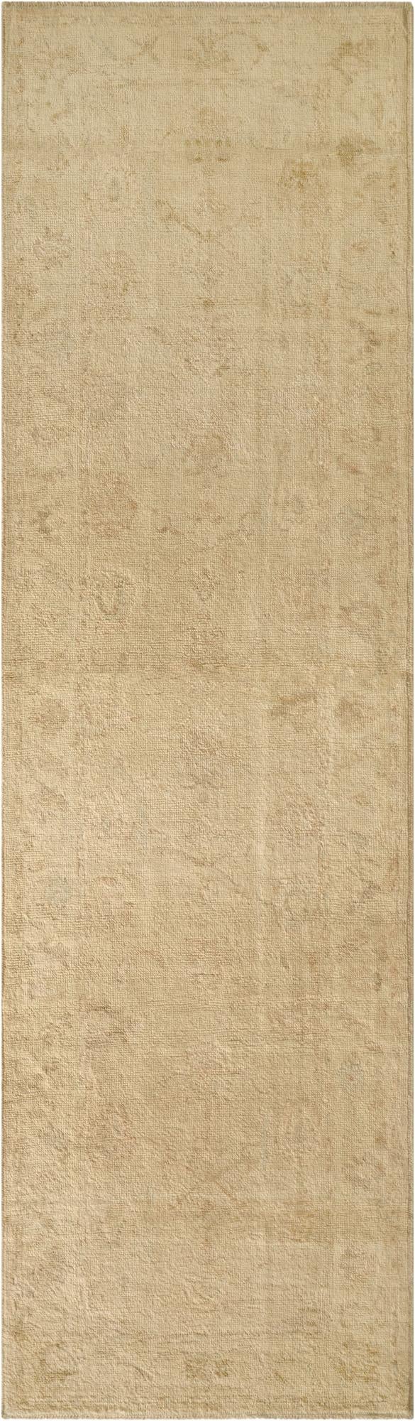 2' 11 x 9' 8  Hand Knotted Oushak Wool Runner Rug