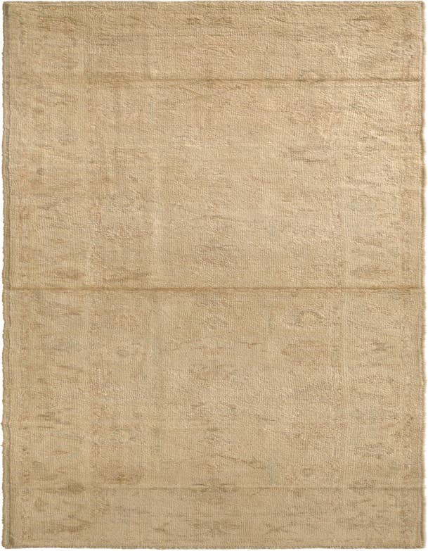 Detail image of 2' 11 x 9' 8 Hand Knotted Oushak Wool Runner Rug