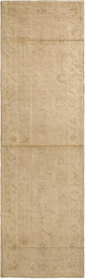 Detail image of 2' 11 x 9' 8 Hand Knotted Oushak Wool Runner Rug