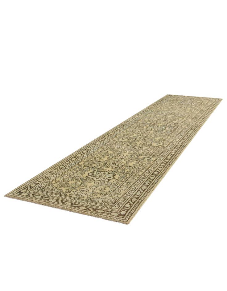 Detail image of 2' 11 x 13'  Hand Knotted Oushak Wool Runner Rug