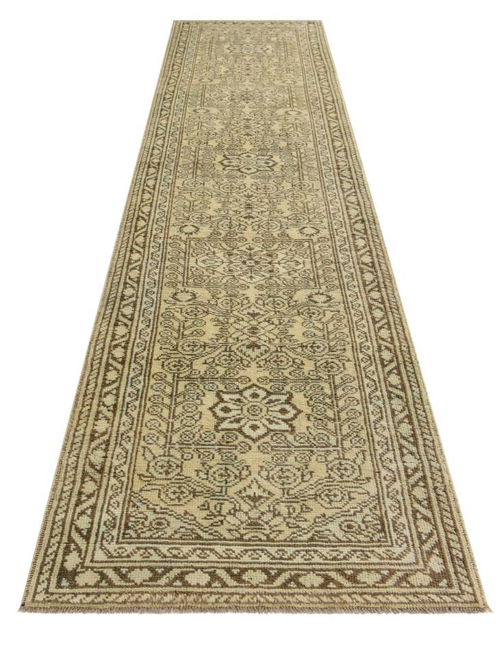 Detail image of 2' 11 x 13' Hand Knotted Oushak Wool Runner Rug