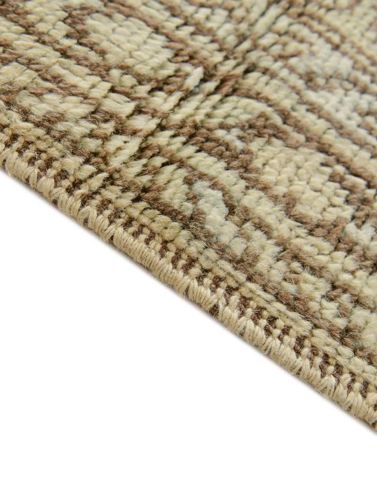 Detail image of 2' 11 x 13'  Hand Knotted Oushak Wool Runner Rug