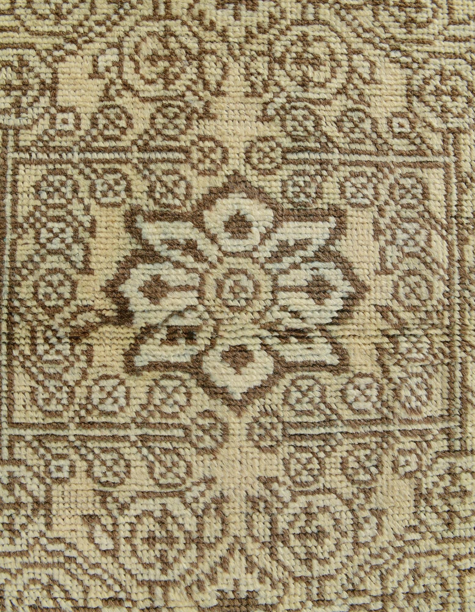2' 11 x 13' Hand Knotted Oushak Wool Runner Rug