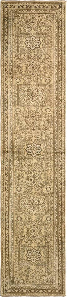 Detail image of 2' 11 x 13' Hand Knotted Oushak Wool Runner Rug