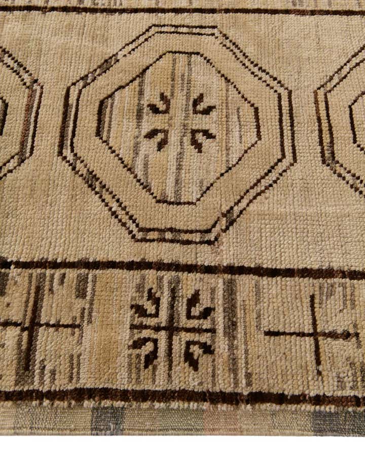 2' 9 x 10' 4 Hand Knotted Oushak Wool Runner Rug