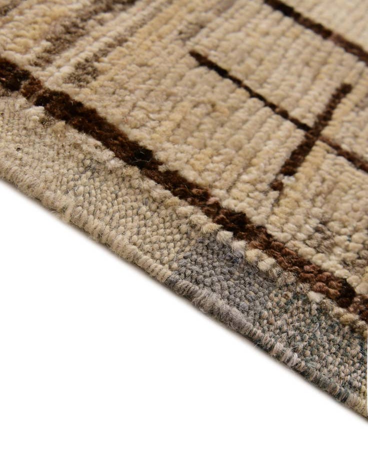 Detail image of 2' 9 x 10' 4  Hand Knotted Oushak Wool Runner Rug