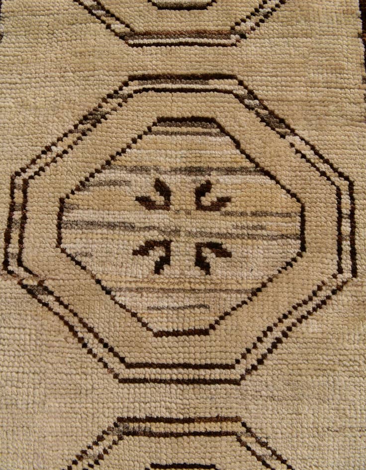 Detail image of 2' 9 x 10' 4 Hand Knotted Oushak Wool Runner Rug