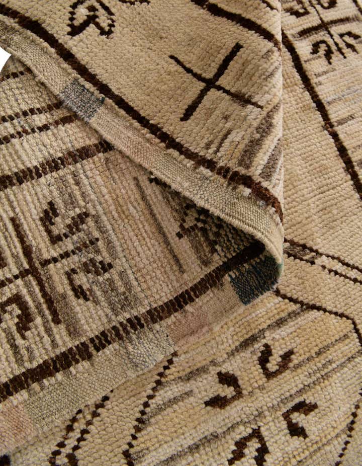 2' 9 x 10' 4 Hand Knotted Oushak Wool Runner Rug