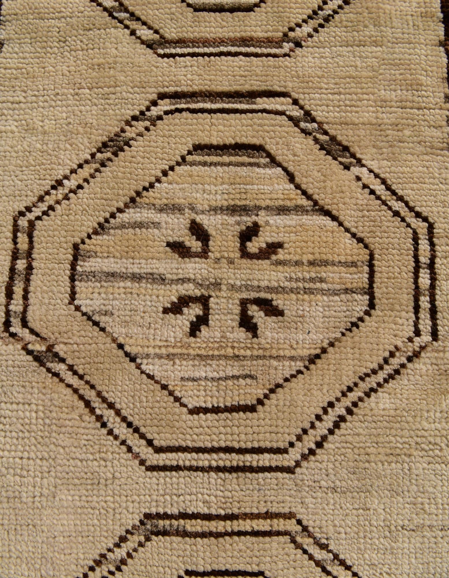 2' 9 x 10' 4 Hand Knotted Oushak Wool Runner Rug