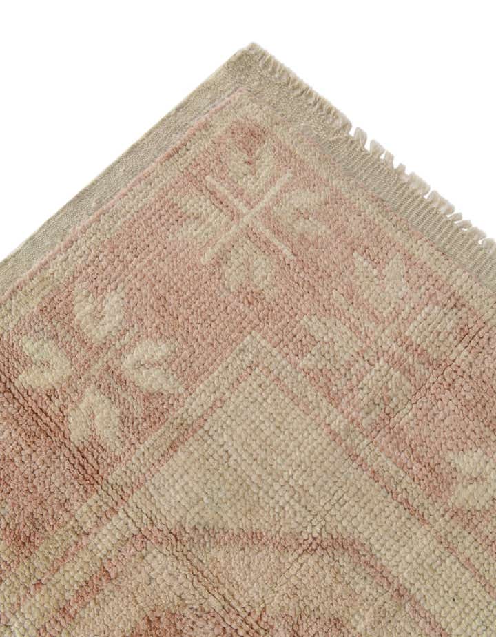 2' 10 x 8' 5 Hand Knotted Oushak Wool Runner Rug