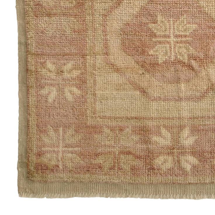 Detail image of 2' 10 x 8' 5 Hand Knotted Oushak Wool Runner Rug