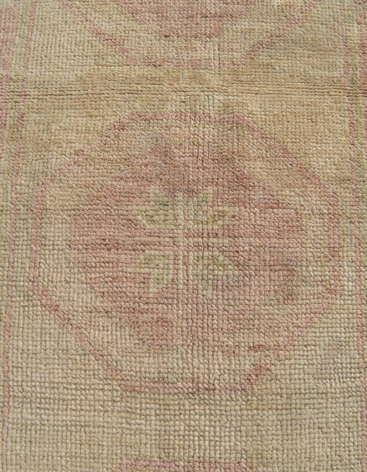 Detail image of 2' 10 x 8' 5  Hand Knotted Oushak Wool Runner Rug