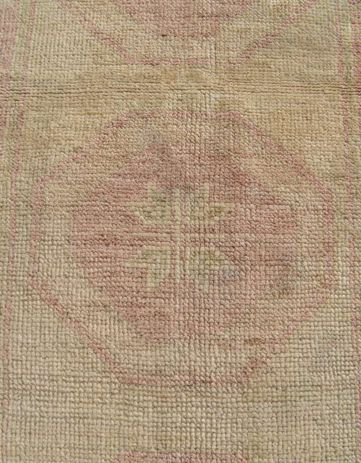 2' 10 x 8' 5 Hand Knotted Oushak Wool Runner Rug