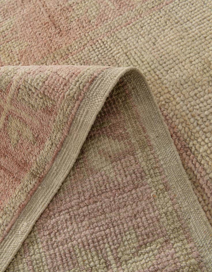 Detail image of 2' 10 x 8' 5  Hand Knotted Oushak Wool Runner Rug