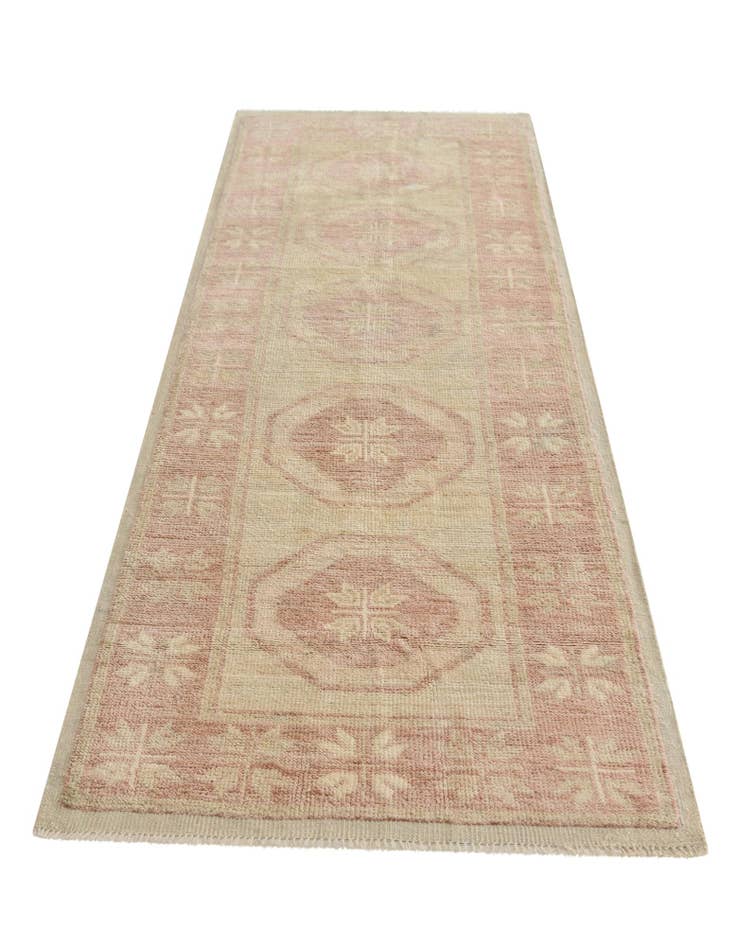 Detail image of 2' 10 x 8' 5  Hand Knotted Oushak Wool Runner Rug