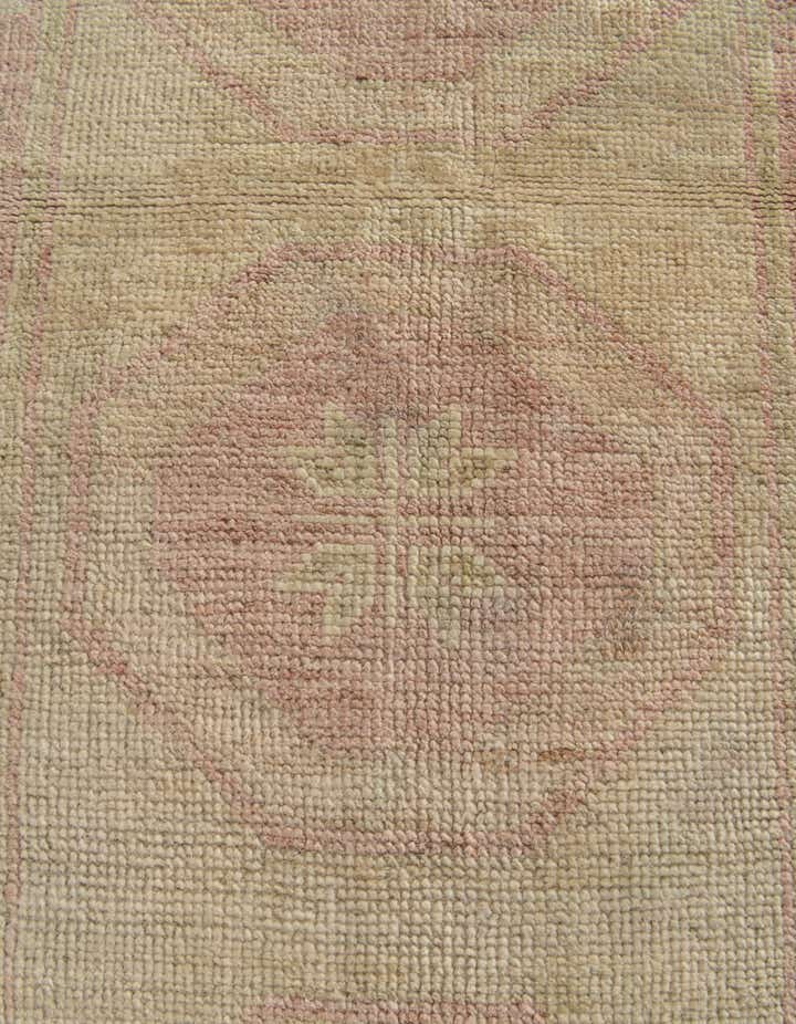 2' 10 x 8' 5 Hand Knotted Oushak Wool Runner Rug