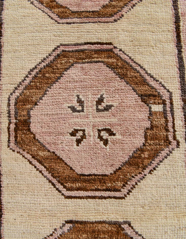 Detail image of 2' 9 x 9' 2  Hand Knotted Oushak Wool Runner Rug