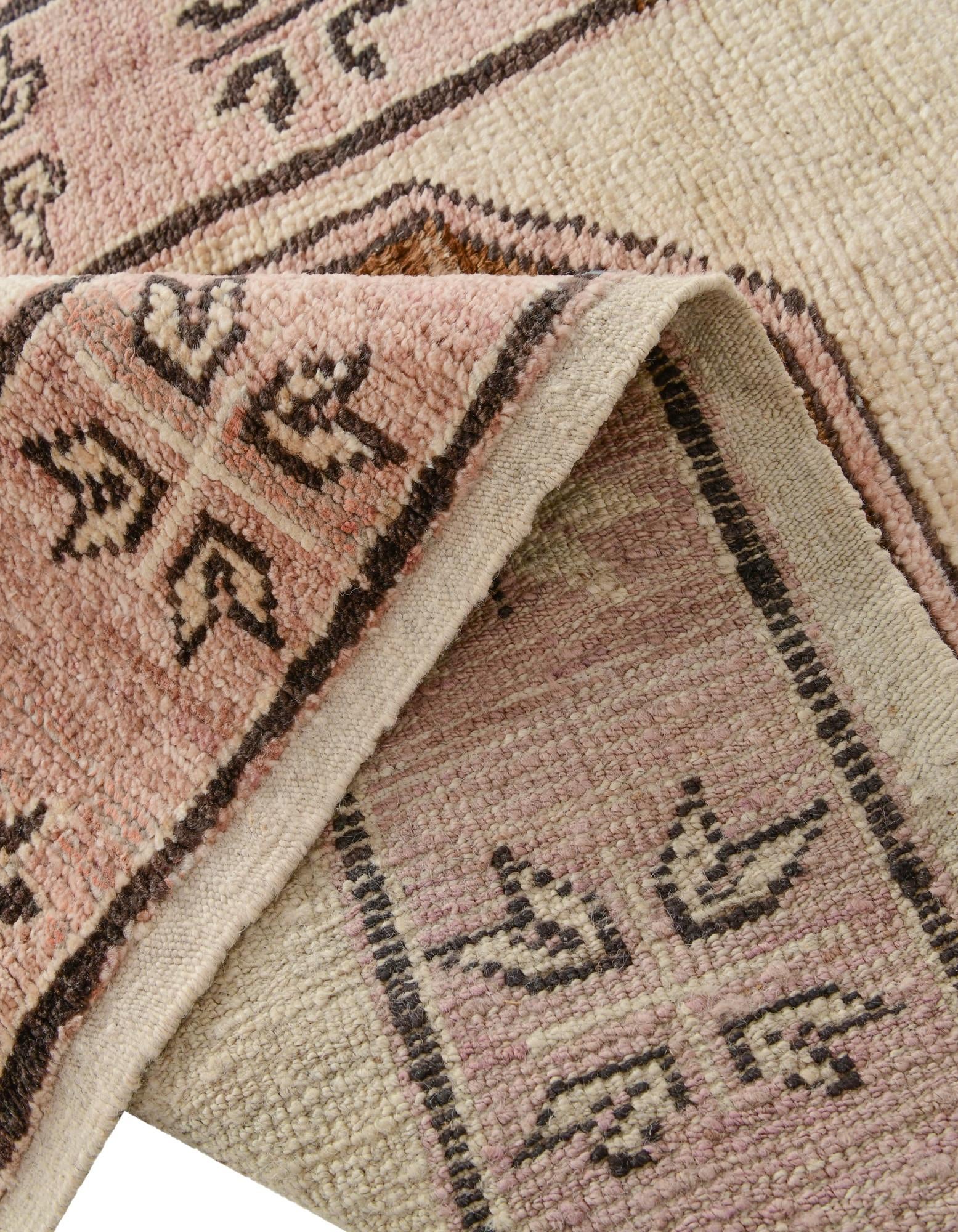 2' 9 x 9' 2 Hand Knotted Oushak Wool Runner Rug