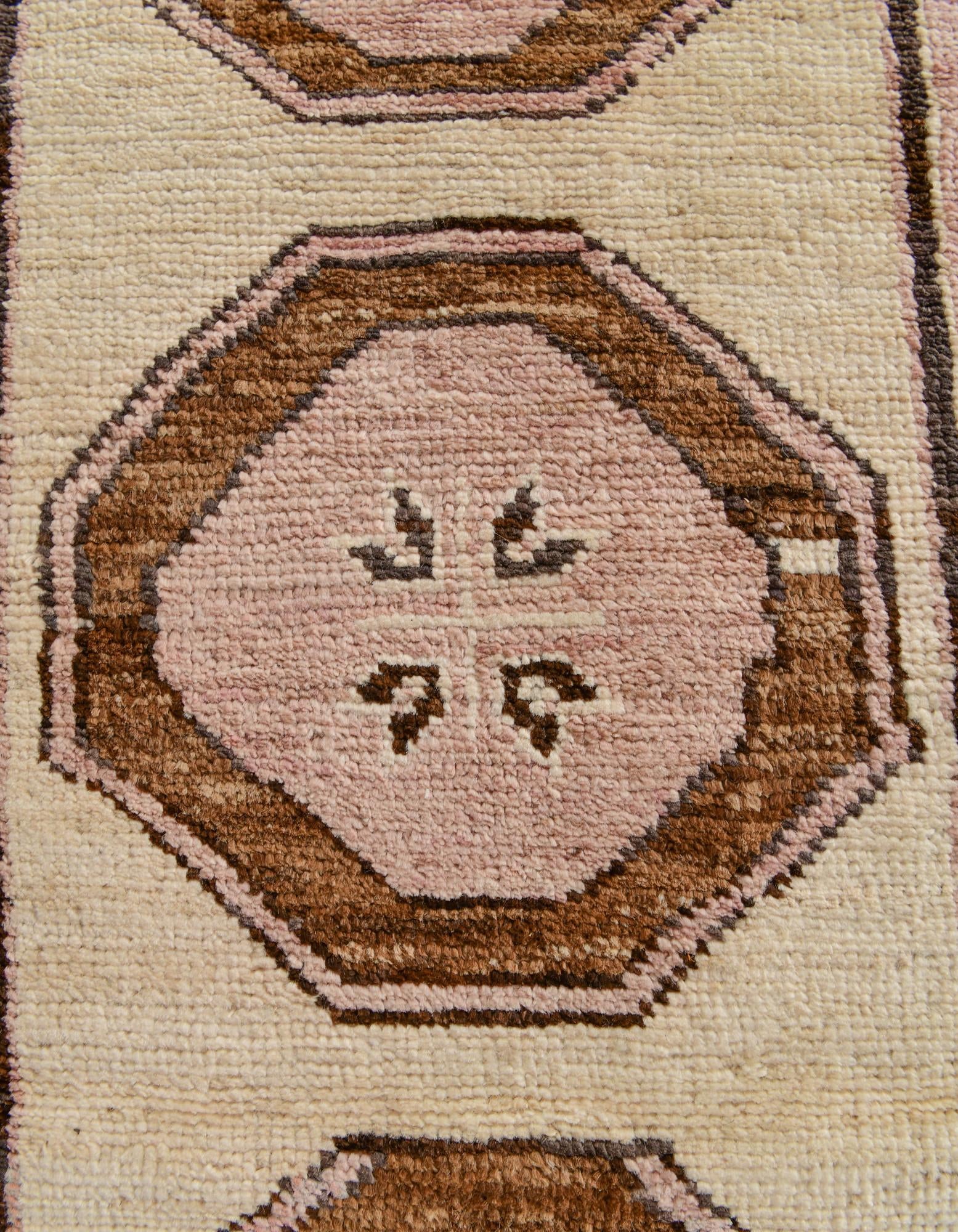 2' 9 x 9' 2 Hand Knotted Oushak Wool Runner Rug