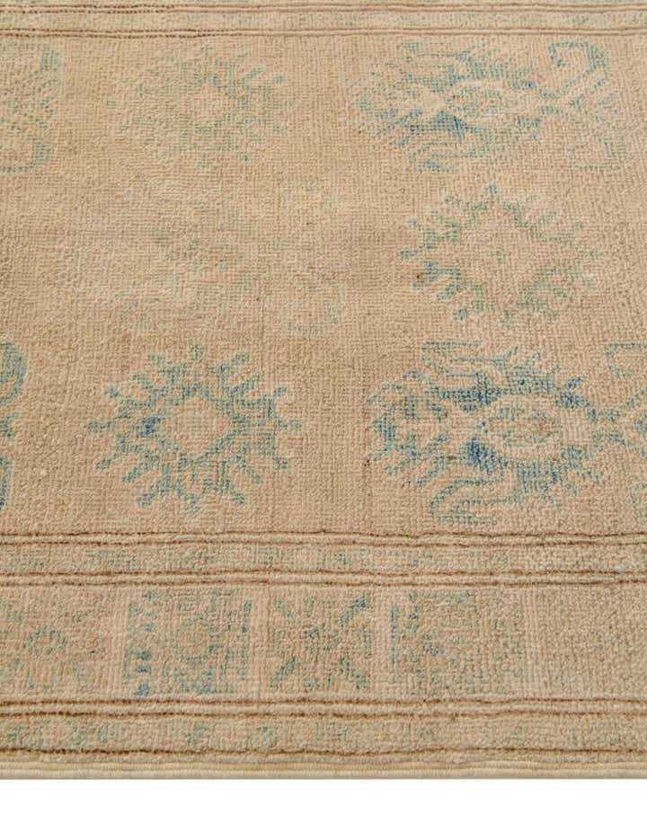 2' 6 x 9' 4 Hand Knotted Oushak Wool Runner Rug