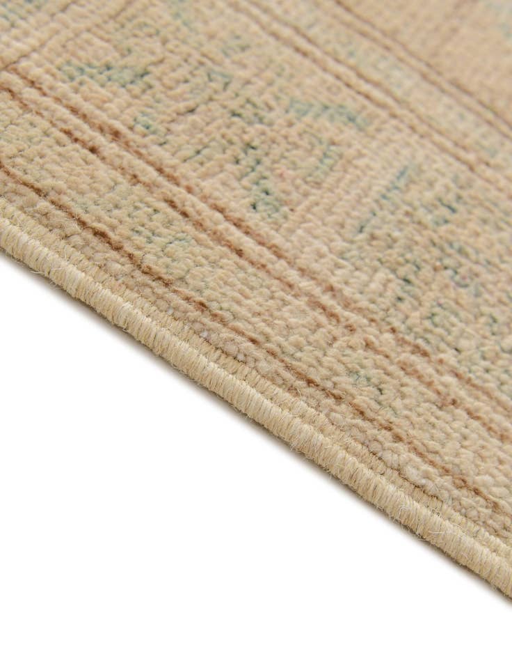 Detail image of 2' 6 x 9' 4 Hand Knotted Oushak Wool Runner Rug