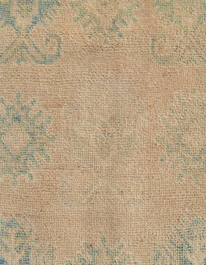 2' 6 x 9' 4 Hand Knotted Oushak Wool Runner Rug