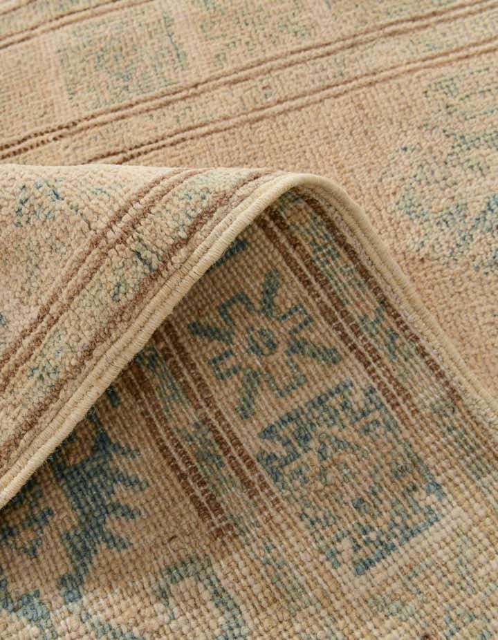 2' 6 x 9' 4 Hand Knotted Oushak Wool Runner Rug