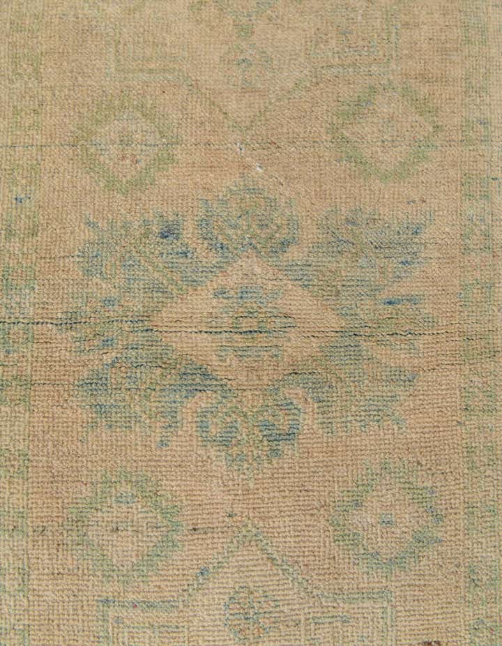 1' 11 x 5' 11 Hand Knotted Oushak Wool Runner Rug