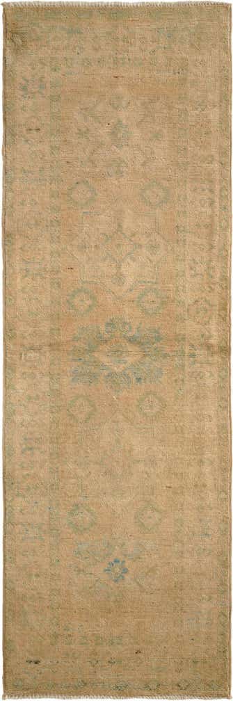 1' 11 x 5' 11 Hand Knotted Oushak Wool Runner Rug