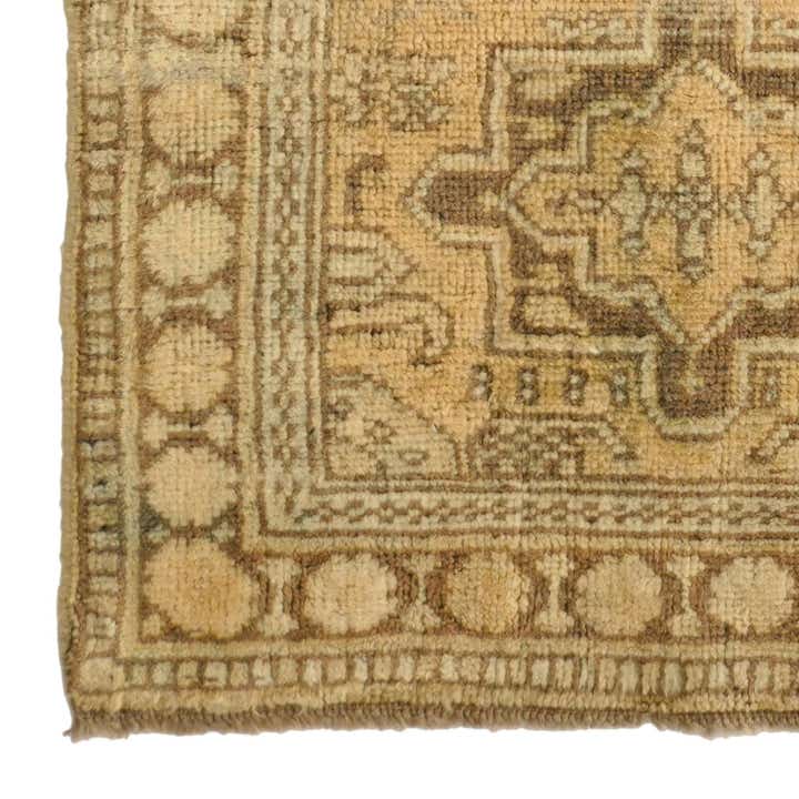 2' 6 x 9' 6 Hand Knotted Oushak Wool Runner Rug