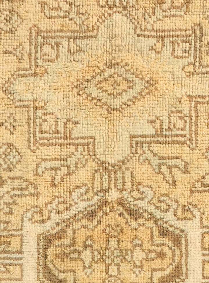2' 6 x 9' 6 Hand Knotted Oushak Wool Runner Rug