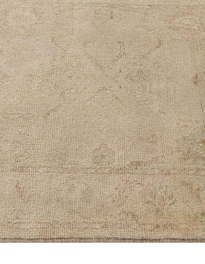 2' 9 x 12' 11 Hand Knotted Oushak Wool Runner Rug