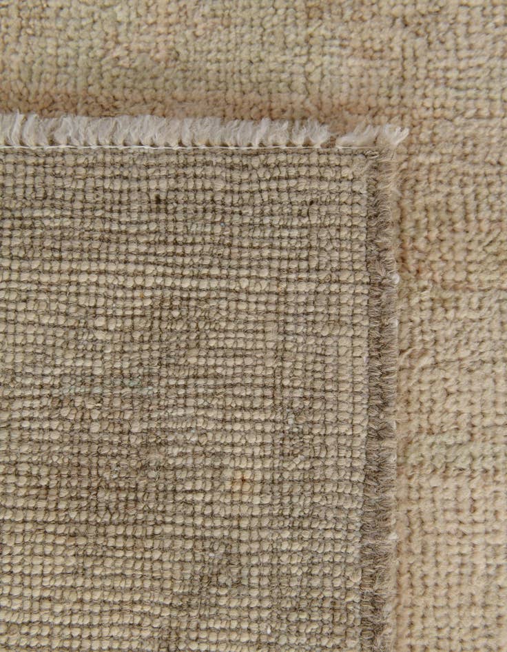 Detail image of 2' 9 x 12' 11 Hand Knotted Oushak Wool Runner Rug
