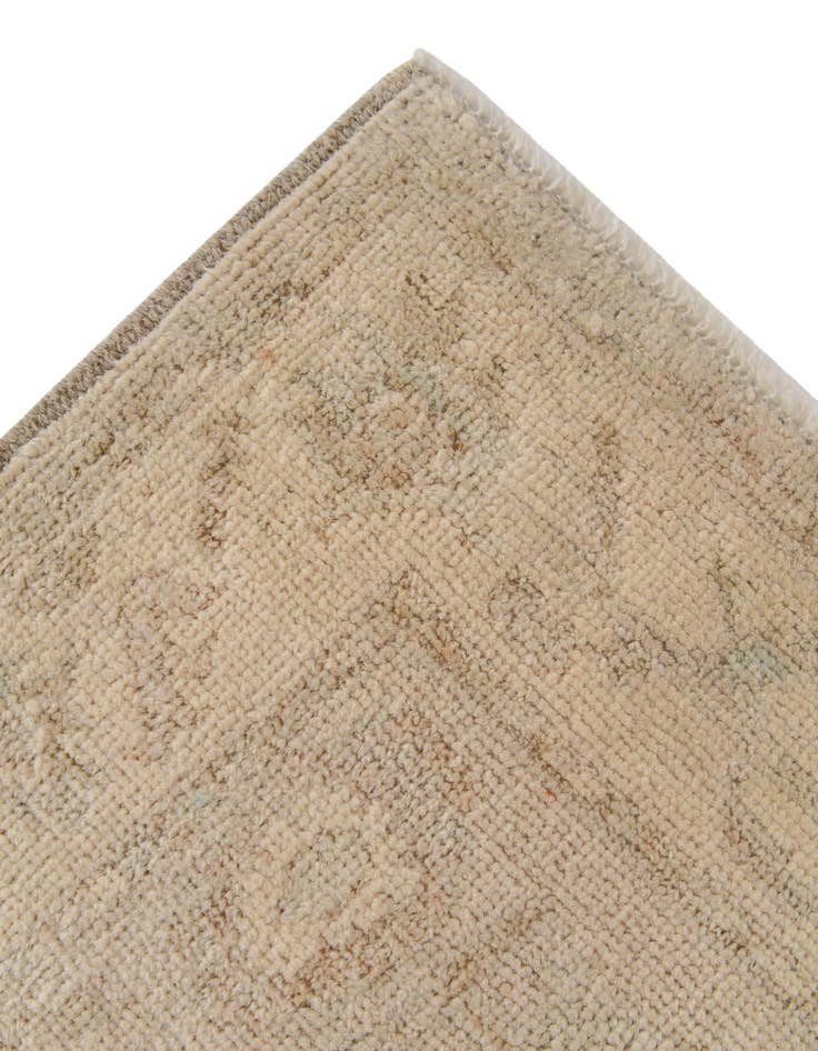 Detail image of 2' 9 x 12' 11 Hand Knotted Oushak Wool Runner Rug