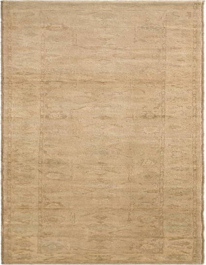 Detail image of 2' 9 x 12' 11 Hand Knotted Oushak Wool Runner Rug