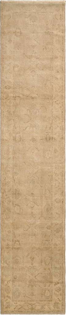 2' 9 x 12' 11 Hand Knotted Oushak Wool Runner Rug