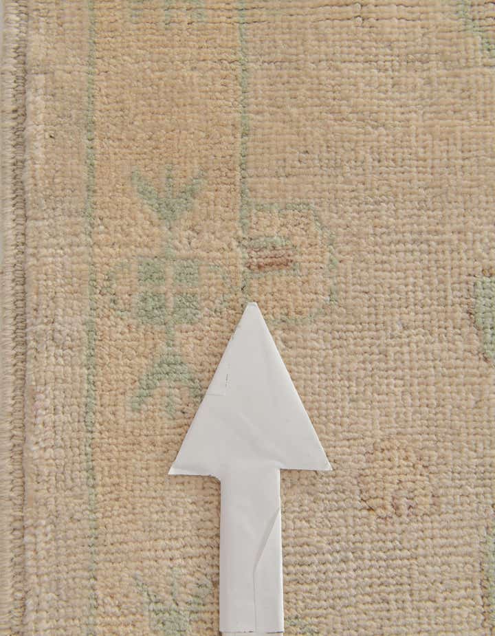 2' 8 x 13' 1 Hand Knotted Oushak Wool Runner Rug