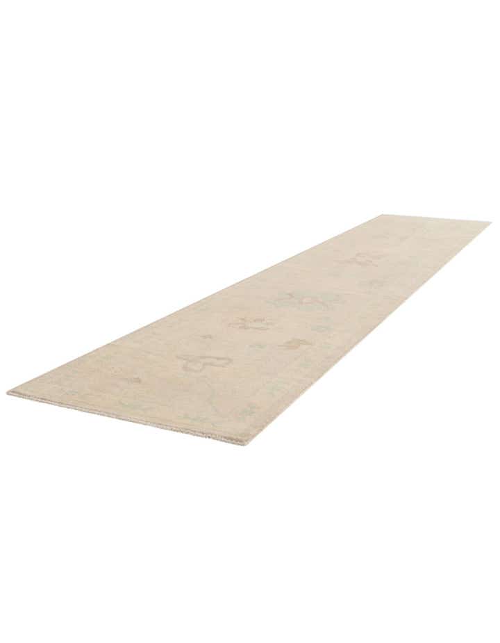 2' 8 x 13' 1 Hand Knotted Oushak Wool Runner Rug