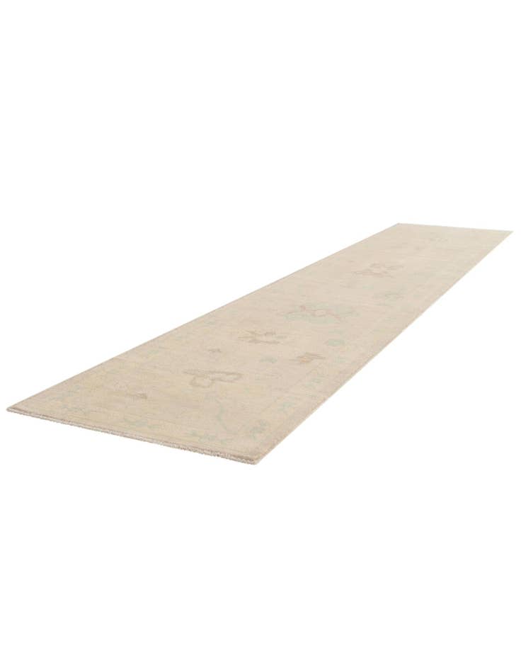 Detail image of 2' 8 x 13' 1 Hand Knotted Oushak Wool Runner Rug