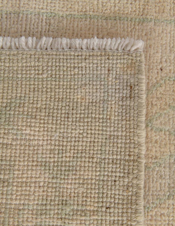 Detail image of 2' 8 x 13' 1 Hand Knotted Oushak Wool Runner Rug